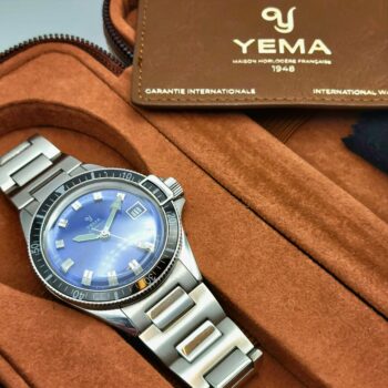 Yema Superman YSUP2018B-GMS de 2020, ETA 2824 - ecrin + carte + montre